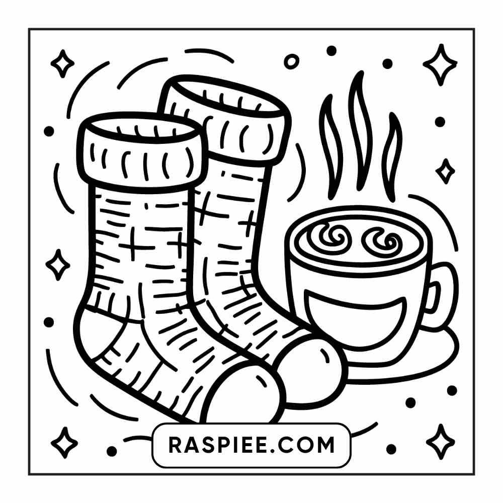 114 Cozy Autumn Bold & Easy Coloring Pages PDF Printable Instant Download