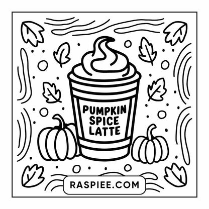 114 Cozy Autumn Bold & Easy Coloring Pages PDF Printable Instant Download