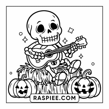 84 Cozy Halloween Bold & Easy Coloring Pages Printable PDF Instant Download