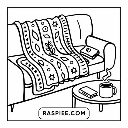 114 Cozy Autumn Bold & Easy Coloring Pages PDF Printable Instant Download