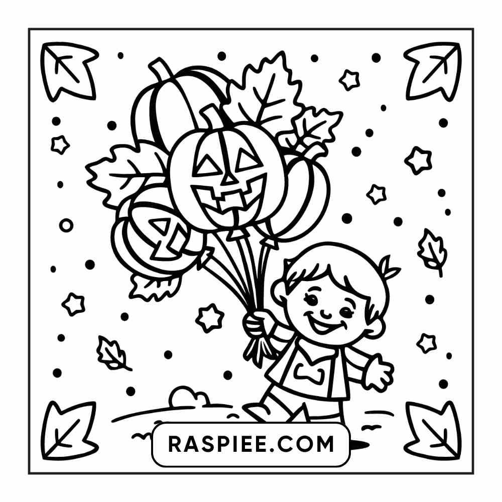 114 Cozy Autumn Bold & Easy Coloring Pages PDF Printable Instant Download